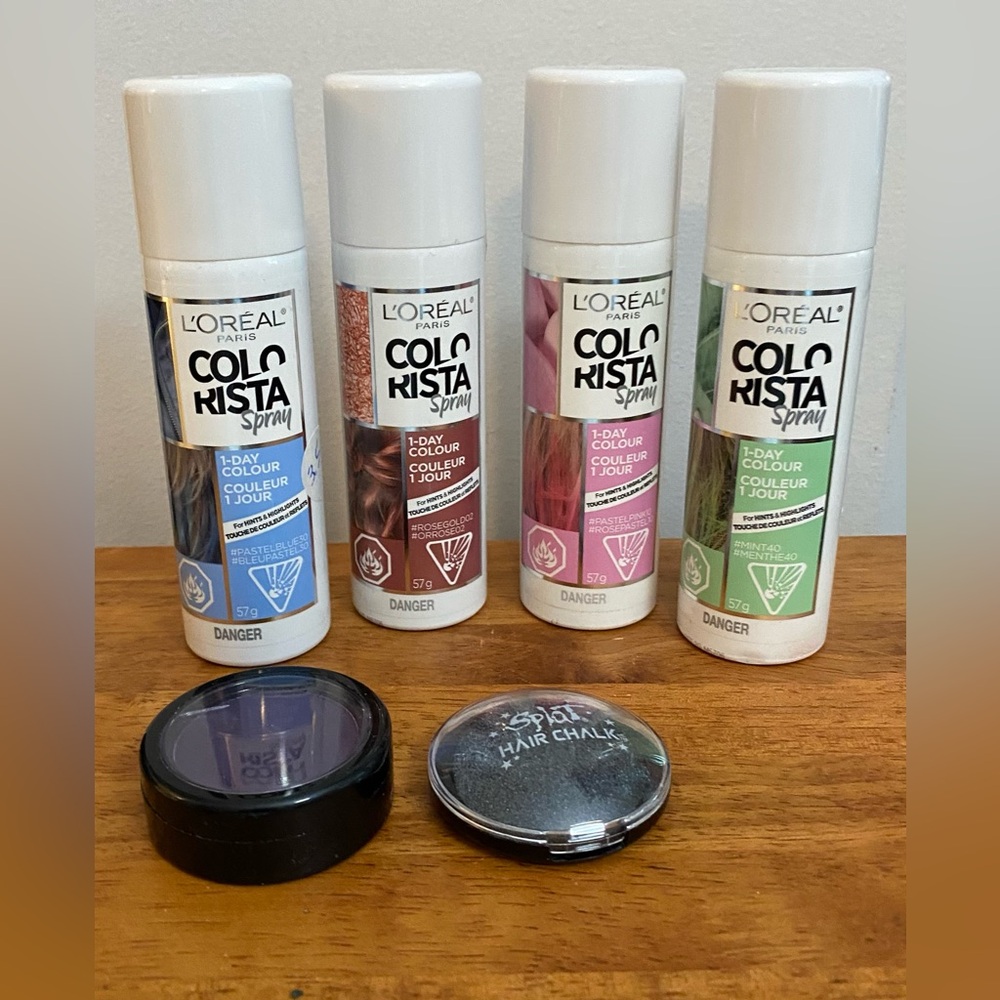 NEW L'Oreal spray hair chalk